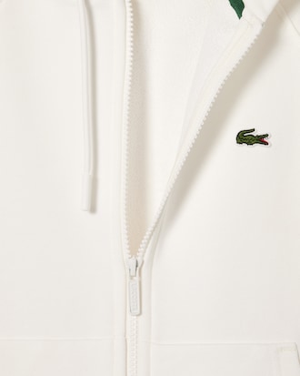 Sweatshirt zippé à capuche molleton