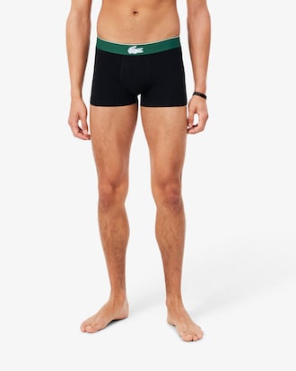 Lot de 3 boxers courts jersey stretch crocodile