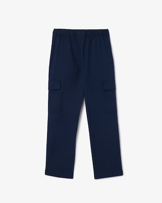 Pantalon cargo gabardine légère de coton