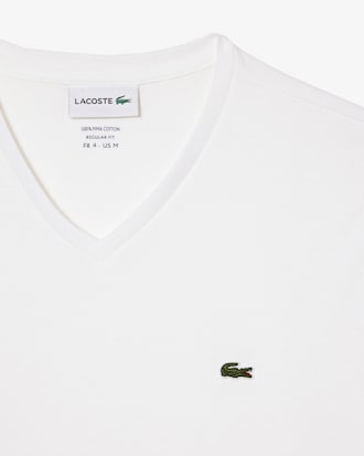 T-shirt coton Pima léger col V