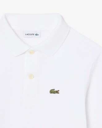 Polo manches longues en Petit Piqu&eacute;