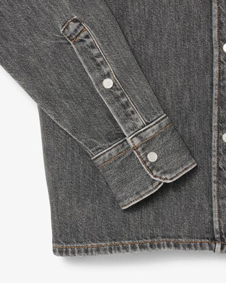 Chemise denim l&eacute;ger regular fit