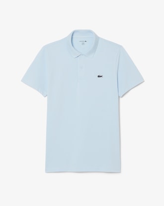 Polo regular fit en coton m&eacute;lang&eacute;