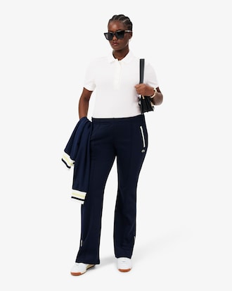 Polo L.12.D slim fit en mini piqu&eacute; stretch