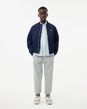 Blouson teddy nylon color-block