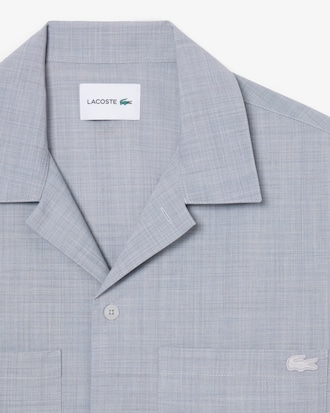 Surchemise oversize laine m&eacute;lang&eacute;e