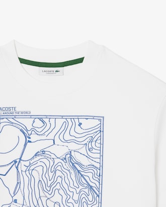 T-shirt oversize jersey épais brodé