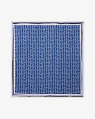 Foulard imprim&eacute; monogramme