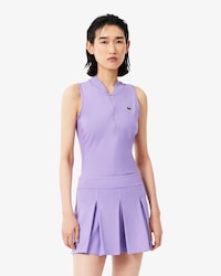 Polo Tennis sans manches stretch bi-mati&egrave;re