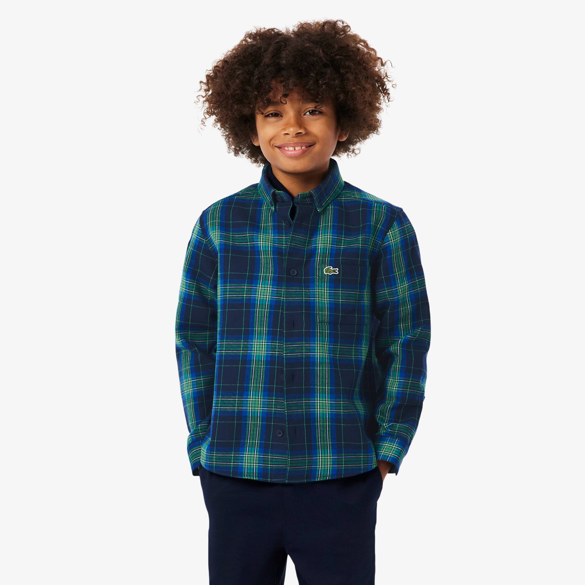Chemise à Carreaux Garçon Carter's Taille 6 - 100% Coton, Manches Longues - Occasion TBE