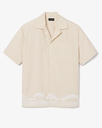 Chemise relaxed fit broderies D&eacute;fil&eacute;