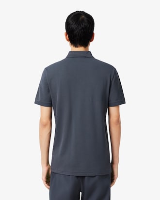 Polo Commuter slim fit Piqu&eacute; marquage jacquard