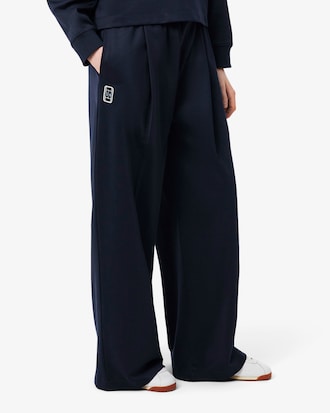 Pantalon de surv&ecirc;tement Piqu&eacute; &agrave; plis