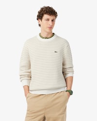 Pull ray&eacute; coton