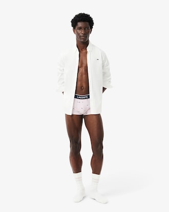 Lot de 3 boxers courts stretch imprimé