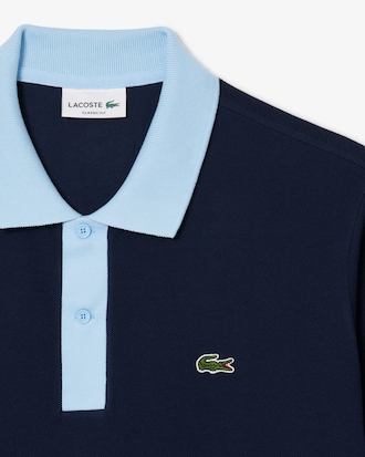 Polo L.12.12 classic fit col contrastant