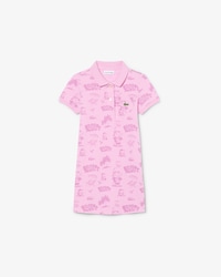 Robe polo Piqu&eacute; imprim&eacute;