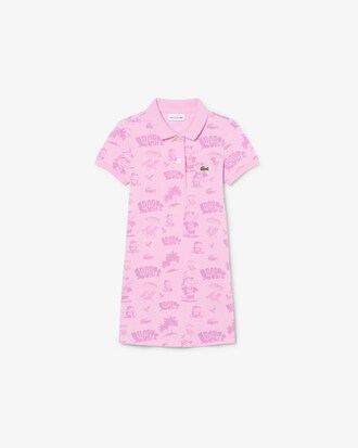 Robe polo Piqu&eacute; imprim&eacute;