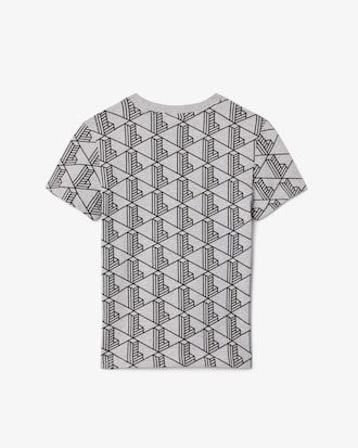 T-shirt coton imprimé monogramme