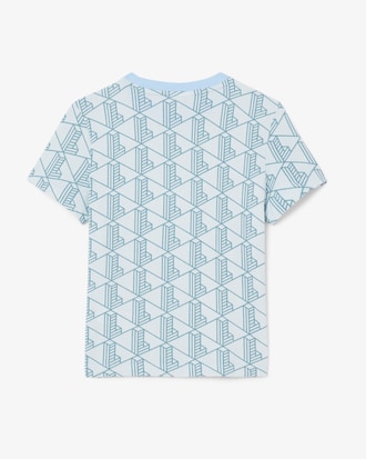 T-shirt coton imprimé monogramme