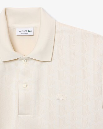 Polo jacquard monogramme classic fit