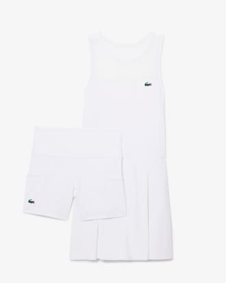 Robe pliss&eacute;e Tennis stretch bi-mati&egrave;re