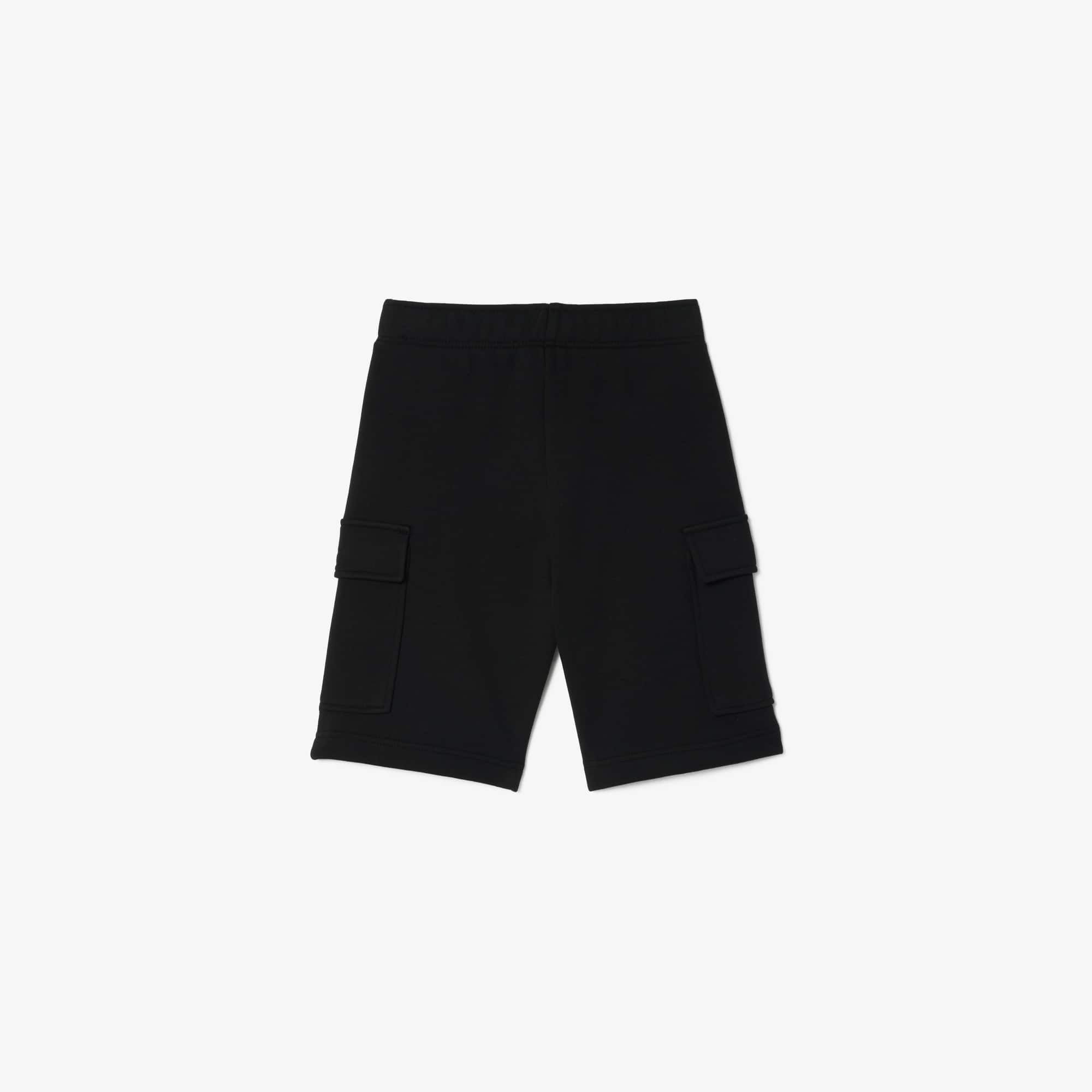 Short Uni Fantaisie Taille élastique, Fille, En Coton BIO, OEKO-TEX