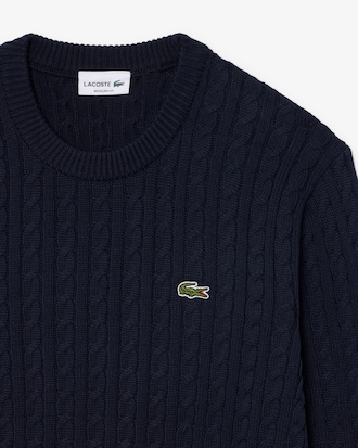 Pull torsad&eacute; coton