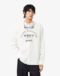 Chemise popeline imprim&eacute; relaxed fit D&eacute;fil&eacute;