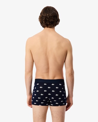 Lot de 3 boxers courts imprim&eacute; crocodile