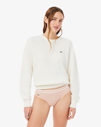 Culotte coton ceinture ray&eacute;e