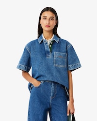 Polo oversize en denim