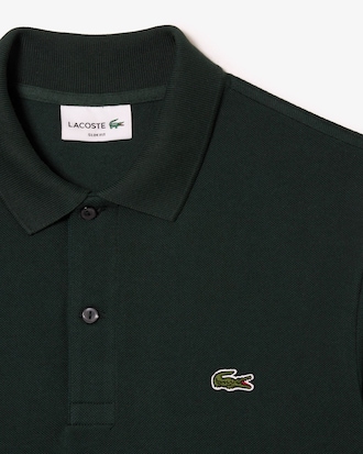 Polo L.12.12 slim fit manches longues