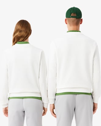 Sweatshirt molleton marquage emboss&eacute;