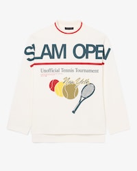 T-shirt manches longues imprim&eacute; tennis D&eacute;fil&eacute;