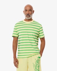 T-shirt jersey imprimé rayures