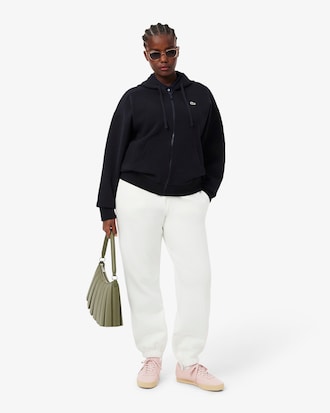 Sweatshirt &agrave; capuche zipp&eacute; en Piqu&eacute;