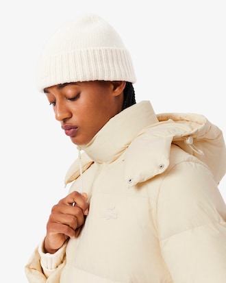 Doudoune à capuche relaxed fit duvet