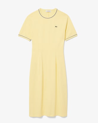 Robe t-shirt jersey &agrave; liser&eacute;s