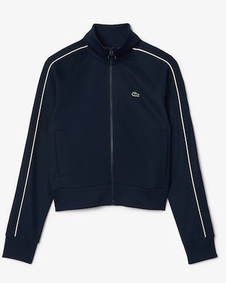 Sweatshirt Paris zippé en Piqué interlock