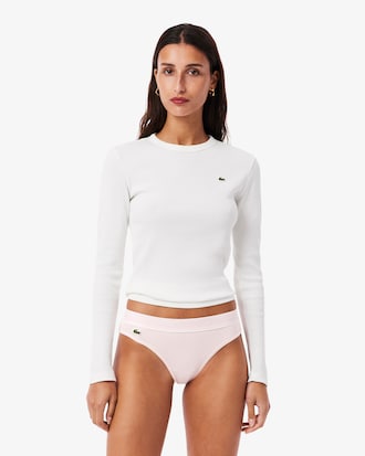 Culotte coton côtelé crocodile brodé