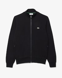 Sweatshirt zipp&eacute; molleton col montant