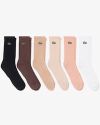 Lot de 6 paires de chaussettes c&ocirc;tel&eacute;es