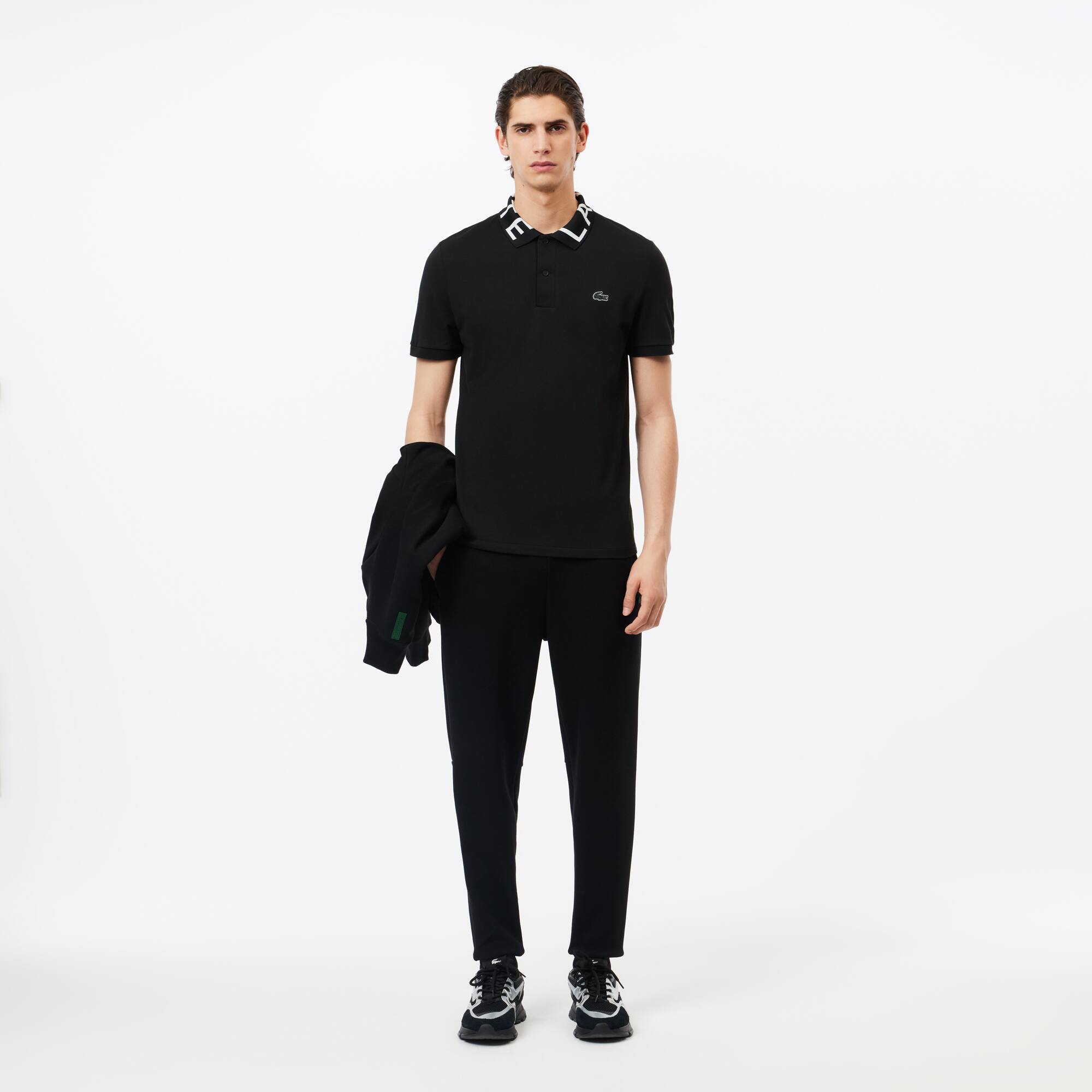 Men's slim fit lacoste polo shirt in petit piqué online