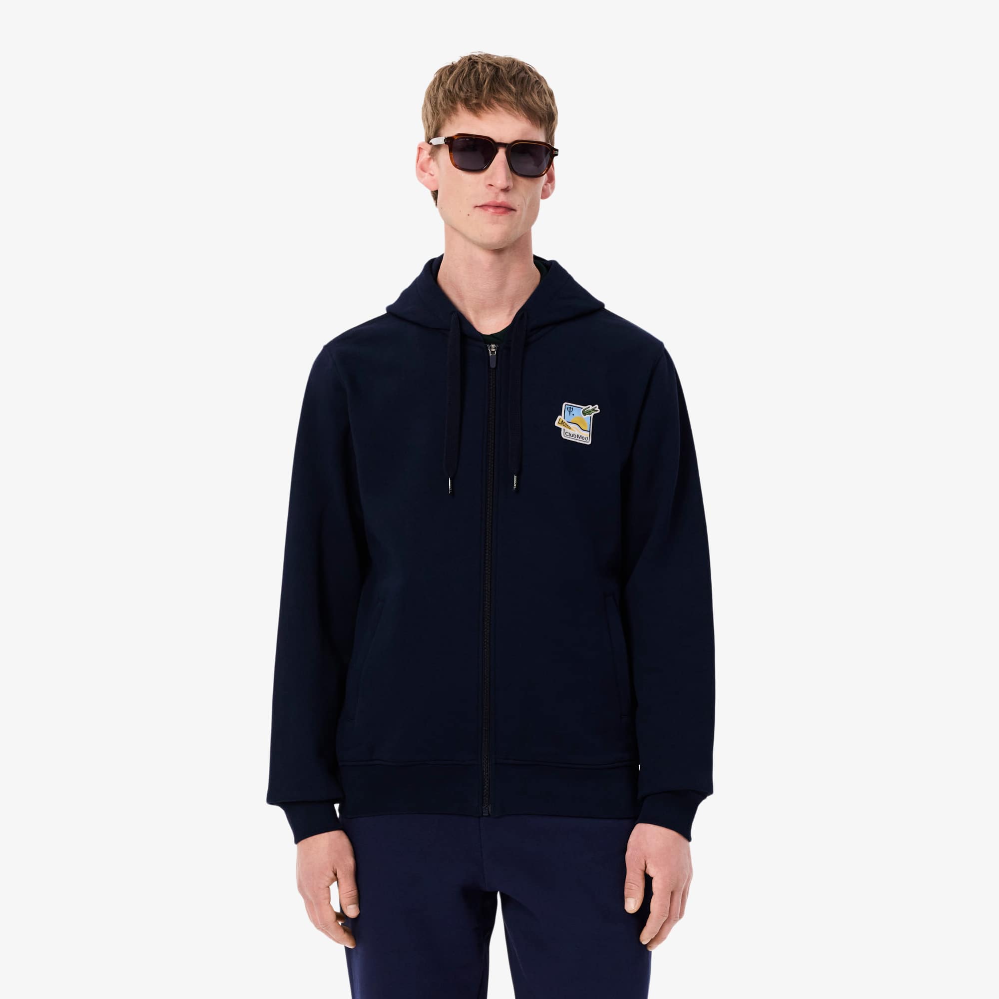 Sweatshirt zippé à capuche Lacoste x Club Med - Sweatshirts homme
