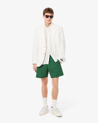 Short de bain mi-long uni