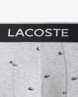 Lot de 3 boxers courts stretch imprim&eacute;