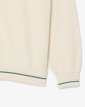 Cardigan relaxed fit coton détails rayés