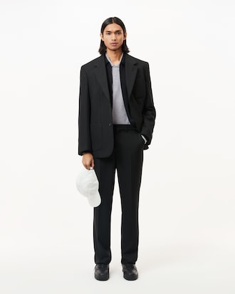 Polo L.12.12 slim fit manches longues
