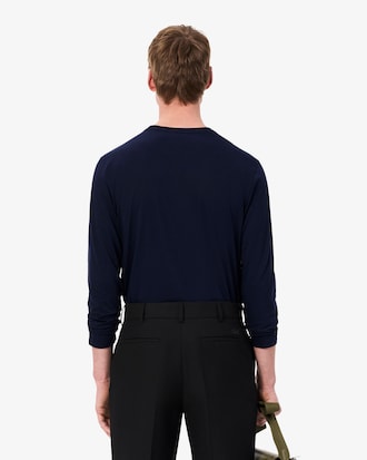 T-shirt manches longues coton Pima